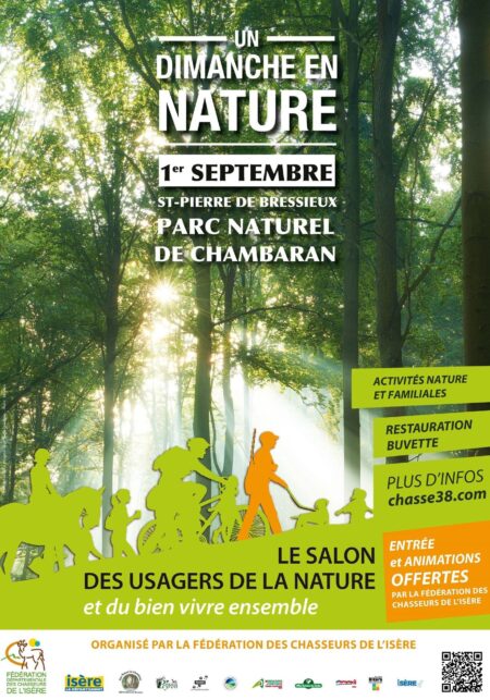 Dimanche en nature, un rendez-vous incontournable et gratuit au Parc Naturel de Chambaran le 1er septembre !