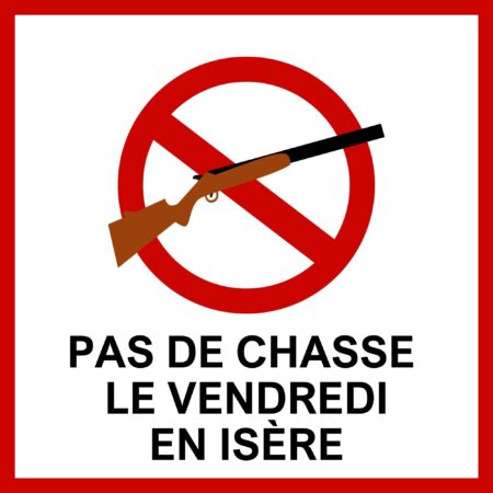 Vendredi, jour de non-chasse en Isère 